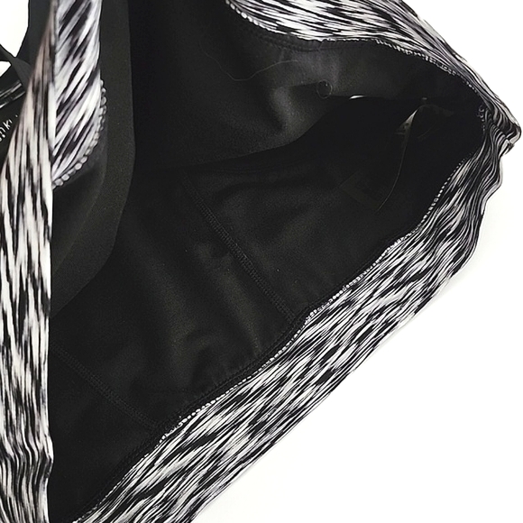 ⭐️3/ $30⭐️ Calvin Klein Quick Dry Sports Racerback Bra Black White Sz XL - Picture 7 of 11